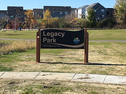 Legacy Park sign